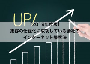 【2019年度版】集客の仕組化に成功している会社のインターネット集客法